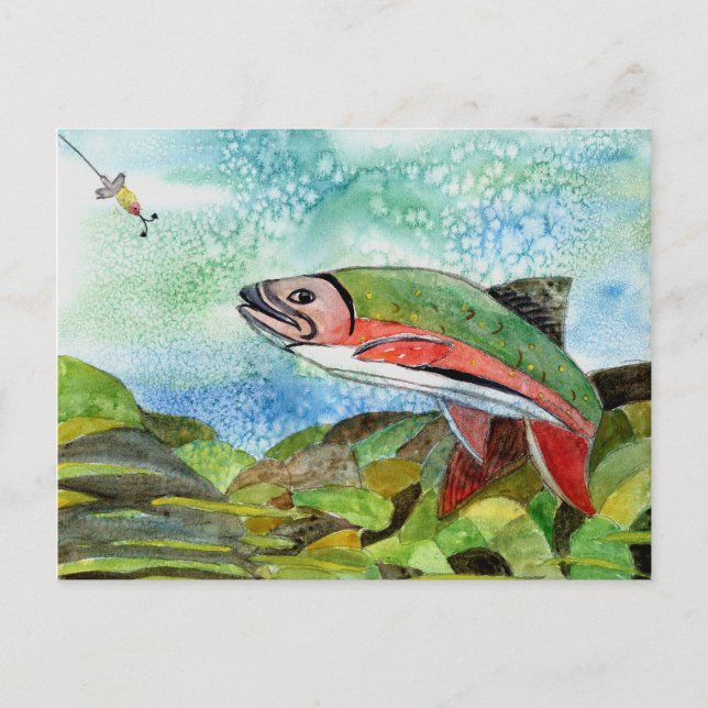 Kunst durch Kunst gewinnen. Phillips Grad 4 Postkarte (Vorderseite)