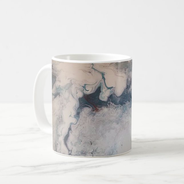 Kunst durch Tasse der Heide 11oz (Vorderseite Links)