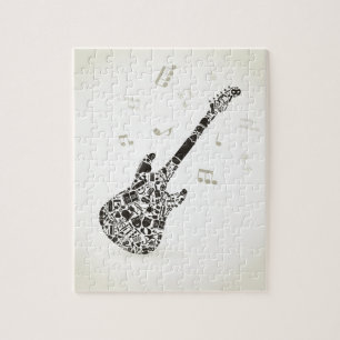 Kunst eine Gitarre Puzzle