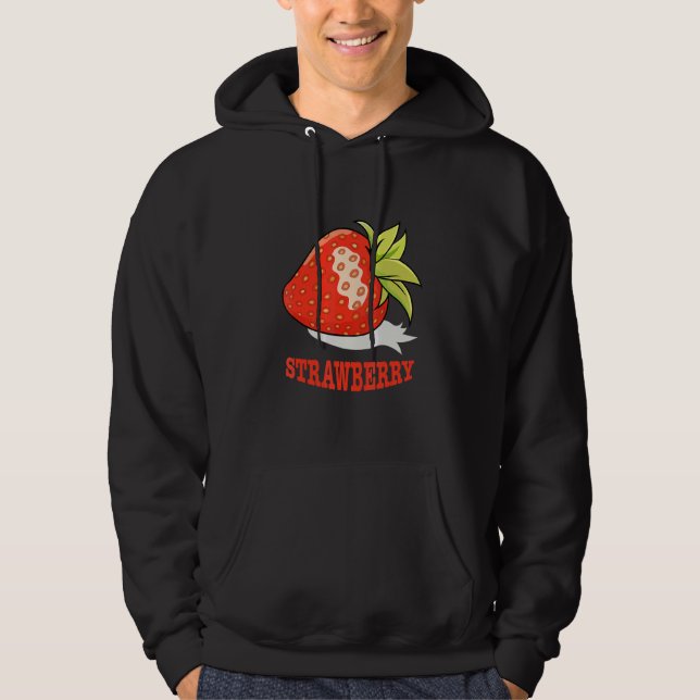 Kunst Erdbeere Hoodie (Vorderseite)
