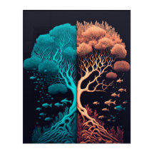 Kunst, Farben und Korallen