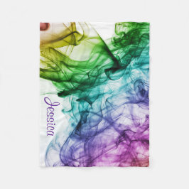 Kunst-Farben-Wasser-Strudel mit Namen Fleecedecke