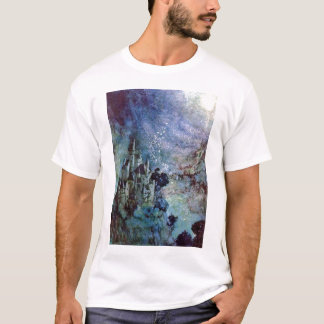 Kunst-feenhaftes Land-Schloss T-Shirt