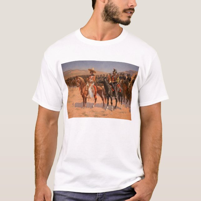 Kunst Frederic Remington T-Shirt (Vorderseite)