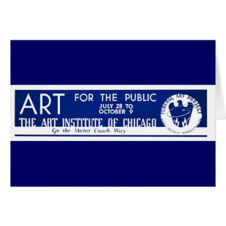 Kunst für die Öffentlichkeit - WPA-Plakat -