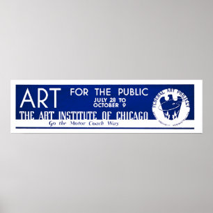 Kunst für die Öffentlichkeit - WPA-Plakat - Poster