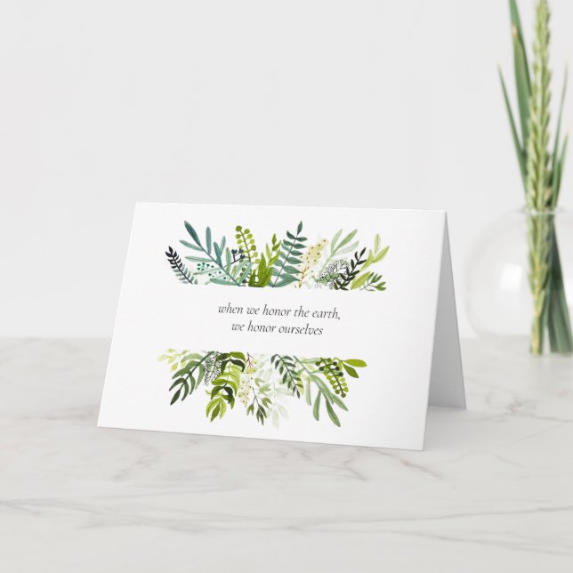 Kunst für die Wohltätigkeit Grußkarte Karte (Vorderseite)