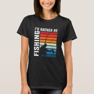 Kunst für Fischzubehör und Fischfanggeräte T-Shirt