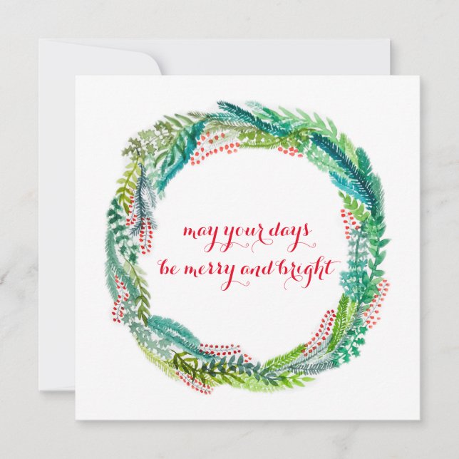 Kunst für Wohltätigkeit Grußkarte Feiertagskarte (Vorderseite)