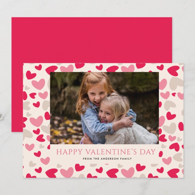 Kunst Galore Valentine's Day Foto Cards (Vorne/Hinten)
