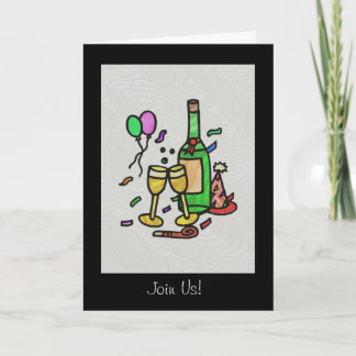 Kunst-GlasParty-Karte Einladung