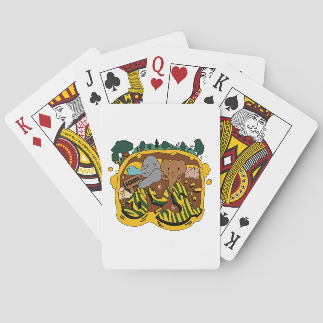 Kunst-Graffiti-Pokerkarte Spielkarten (Rückseite)