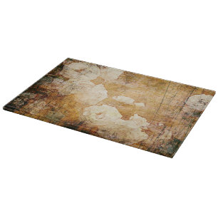 Kunst-Grunge-Blumen-Vintage-Hintergrundtextur Schneidebrett