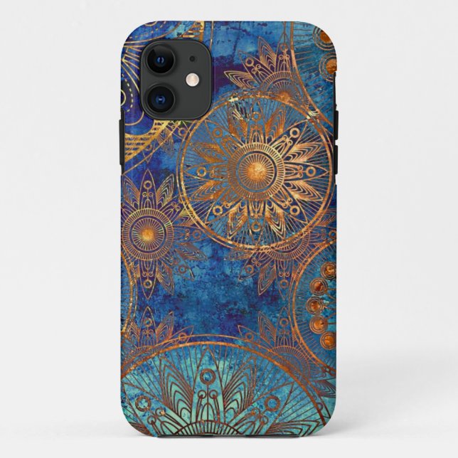 Kunst-Grunge-Muster Case-Mate iPhone Hülle (Rückseite)
