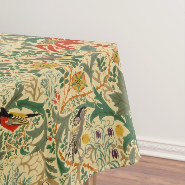 Kunst & Handwerk Muster Vögel & Blume von Voysey Tischdecke (Beispiel)