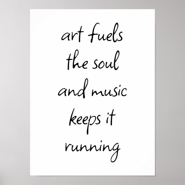 Kunst heizt das Soul-Poster an Poster (Vorne)