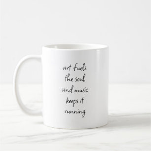 Kunst heizt die Tasse des Souls an