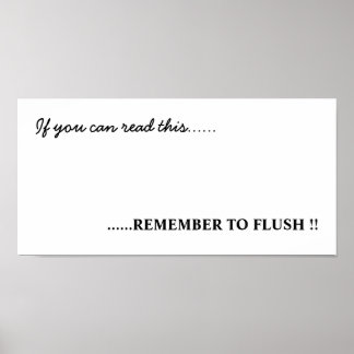 Kunst im Badezimmer Poster