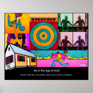 Kunst im Zeitalter der Säure Poster