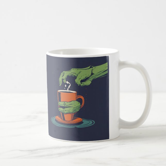 "Kunst in jeder Sekunde" Kaffeetasse (Rechts)