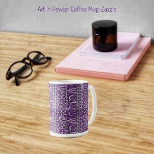 Kunst in Zinn Kaffeetasse