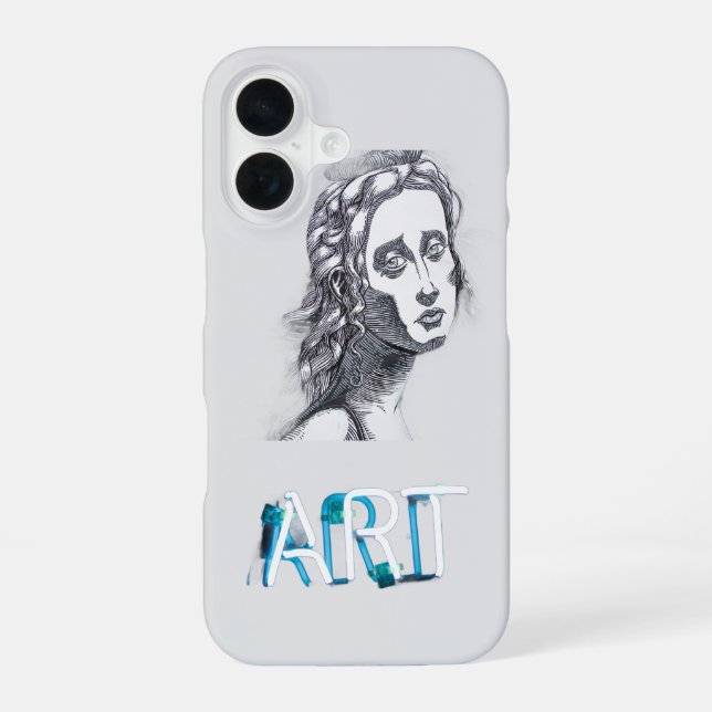 Kunst iPhone 16 Hülle (Rückseite)