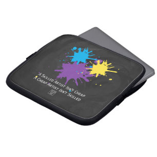 Kunst ist billig laptopschutzhülle