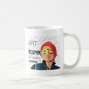 Kunst ist die Waffe Tasse