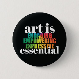 Kunst ist ESSENTIELL Button