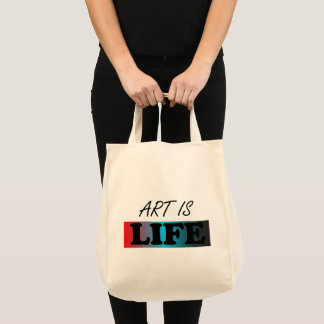 KUNST IST LEBEN TRAGETASCHE