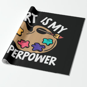 Kunst ist mein künstlerischer Meister der Kunst Pa Geschenkpapier