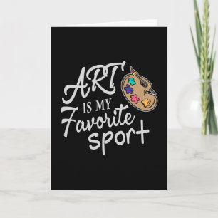 Kunst ist mein Lieblingssport Karte