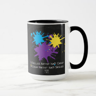 Kunst ist nicht billig tasse