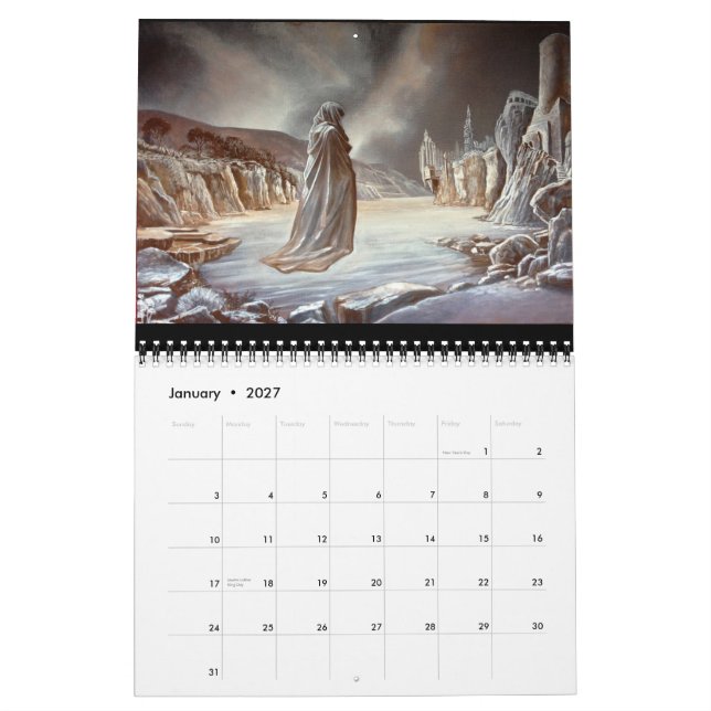 Kunst-Kalender ~ 2016 Philip Rubinov Jacobson Kalender (Jan 2027)