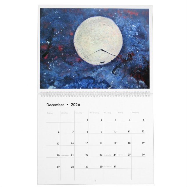 Kunst-Kalender 2017 durch Diane mild Kalender (Dez 2026)