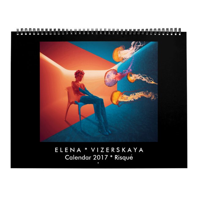 Kunst-Kalender 2017 Elena Vizerskaya RISQUE Kalender (Titelbild)