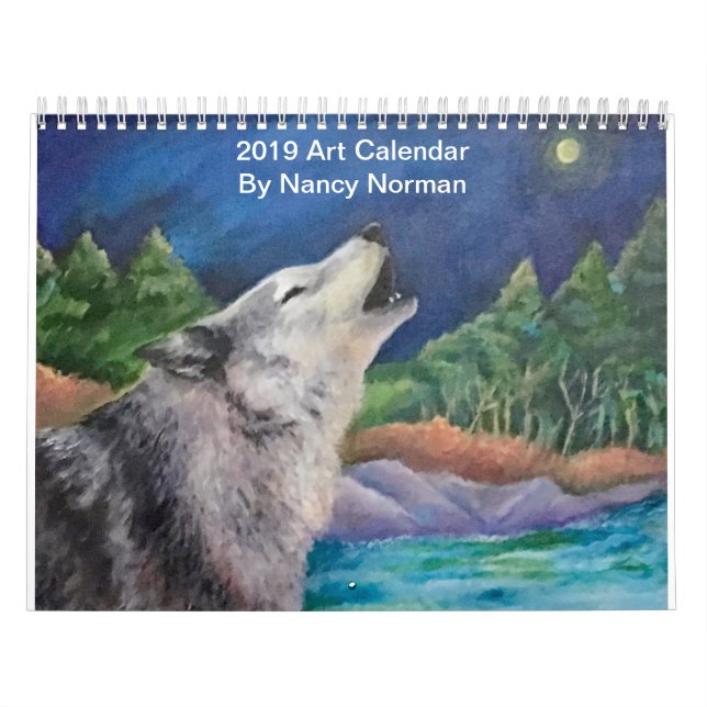 Kunst-Kalender 2019 durch Nancy-Normannen Kalender (Titelbild)