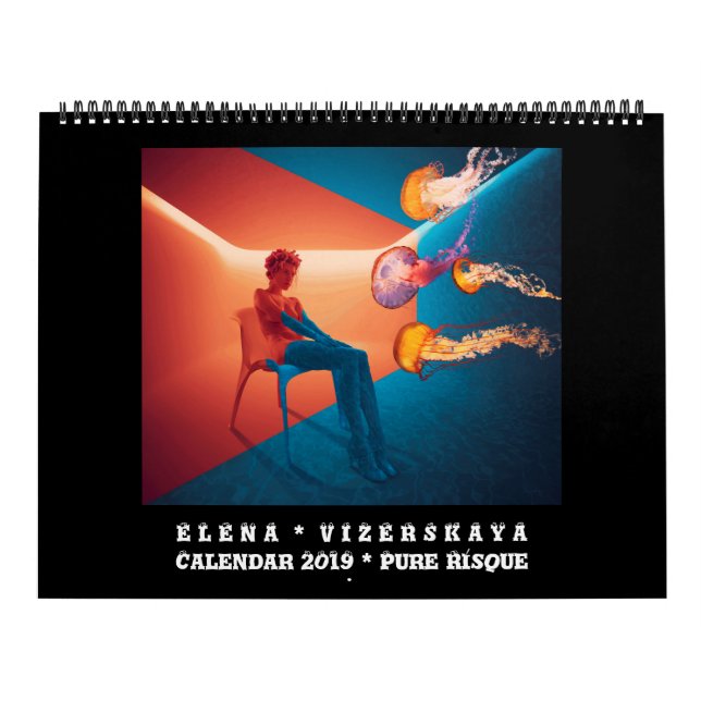 Kunst-Kalender 2019 Elena Vizerskaya REINES RISQUE Kalender (Titelbild)