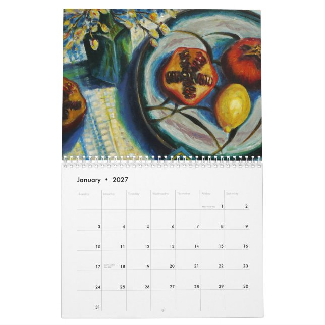 Kunst-Kalender Kalender (Jan 2027)