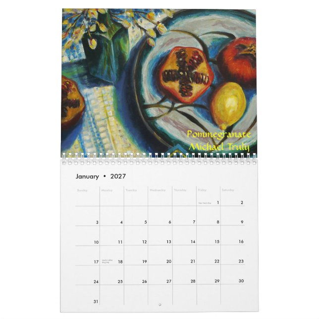 Kunst-Kalender Kalender (Jan 2027)