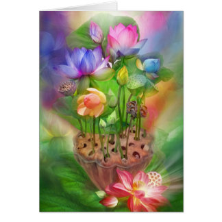 Kunst-Karte HeilensLotus Chakras