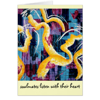 Kunst-Karte "Soulmates" - Augustine