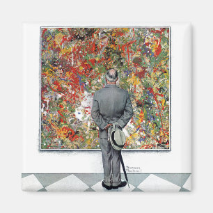 Kunst-Kenner durch Norman Rockwell Magnet