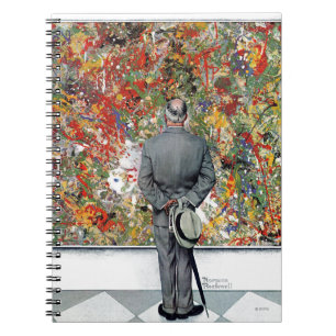 Kunst-Kenner durch Norman Rockwell Notizblock