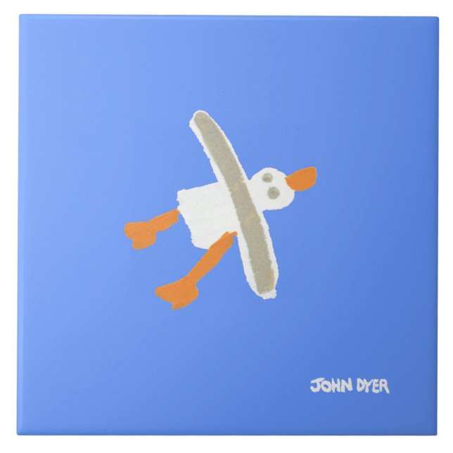 Kunst-Keramik-Fliese: Fliese (Vorderseite)