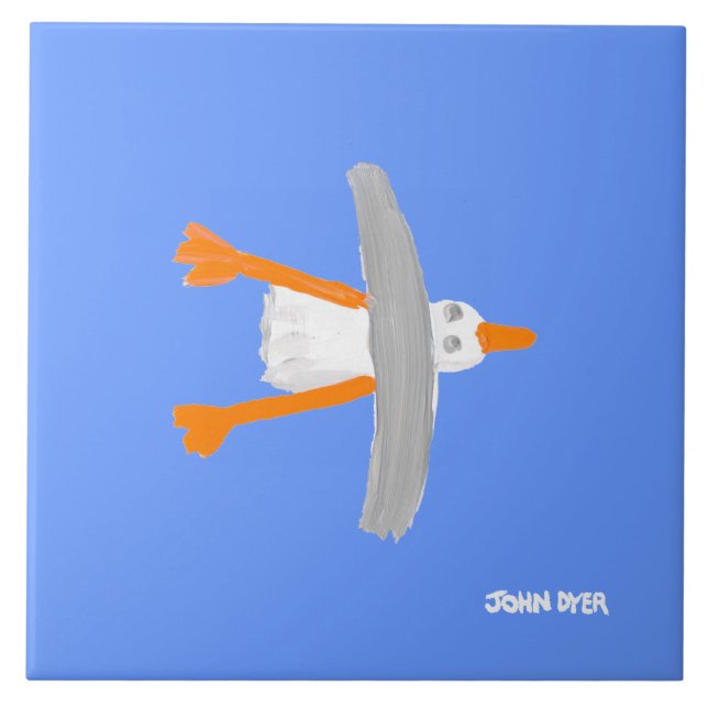 Kunst-Keramik-Fliese: Fliese (Vorderseite)