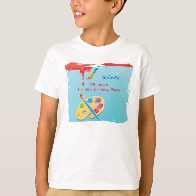 Kunst-Klasse scherzt T - Shirt (Vorderseite)
