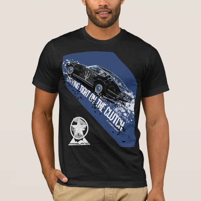 Kunst-Klassiker Maseratis Ghibli durch Fameland T-Shirt (Vorderseite)