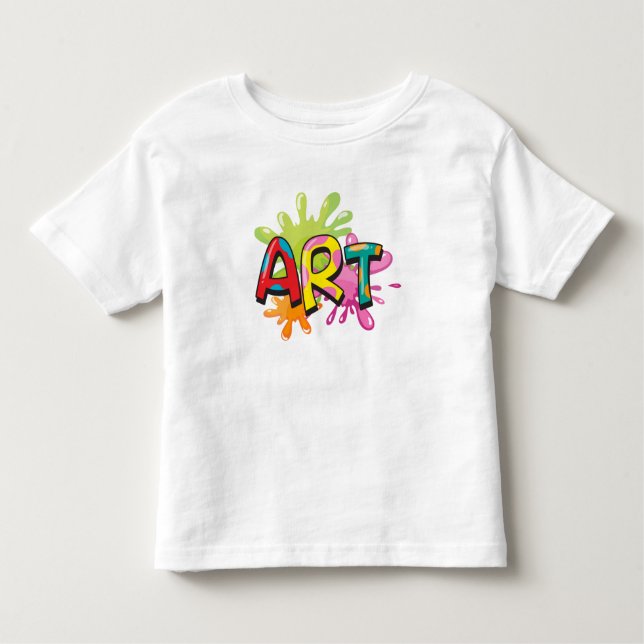 Kunst Kleinkind T-shirt (Vorderseite)