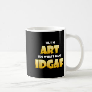 Kunst Kostüm IDGAF Lustiges Meme Halloween Kostüm Kaffeetasse